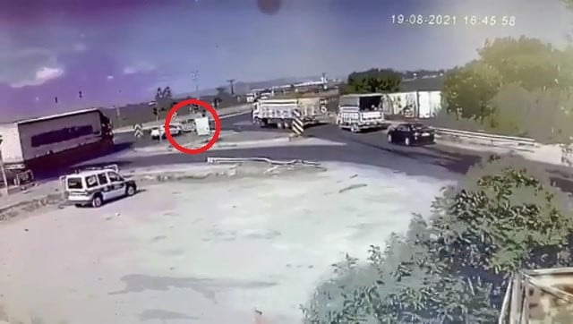 TIR, kırmızıda durmayınca…