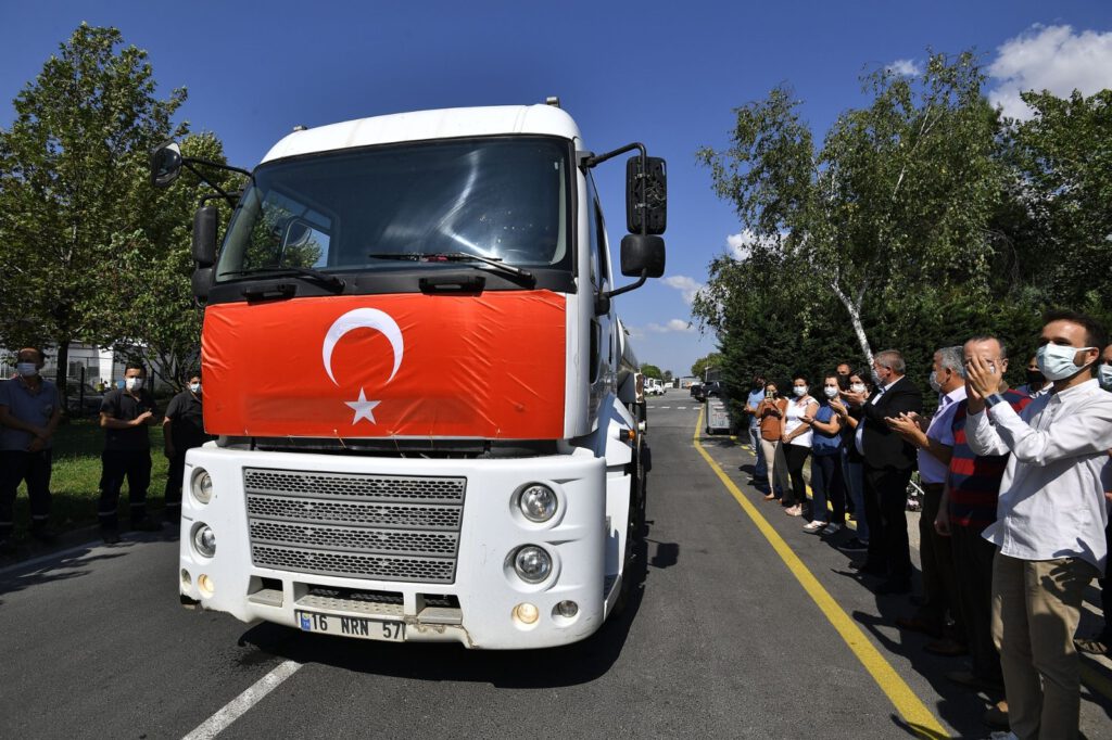 Yangın savaşçıları döndü