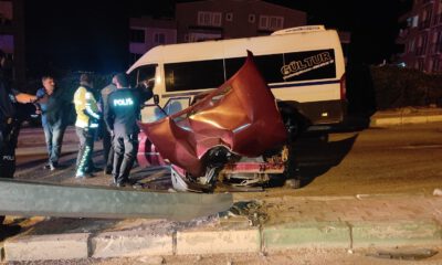 Bursa’da alkollü trafik kazası