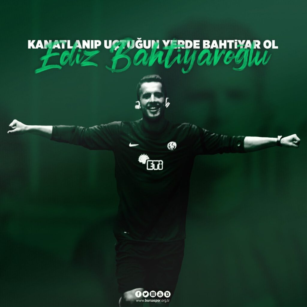 Bursaspor, Ediz Bahtiyaroğlu’nu unutmadı