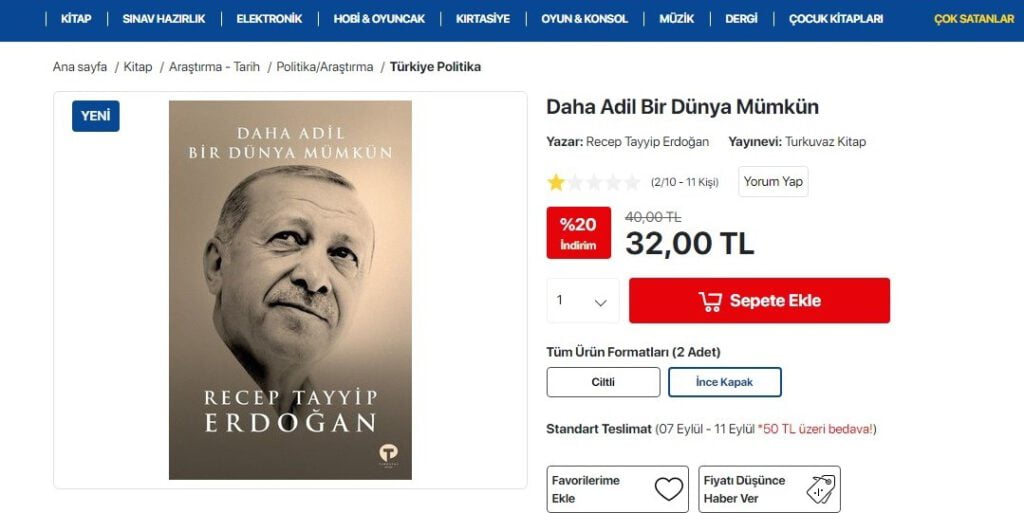 Cumhurbaşkanı Erdoğan’ın kitabı yarın çıkıyor