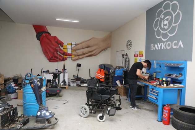 Engelsiz tamir atölyesine ödül