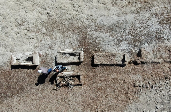 Kuraklıkta ürküten görüntüler