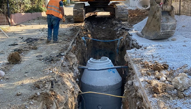 Gemlik’te su taşkınları son buluyor