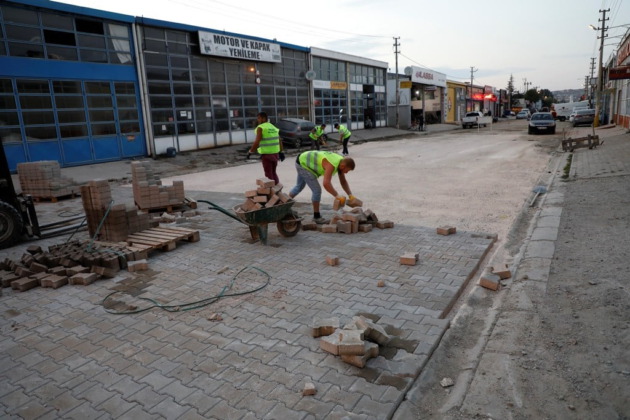 Metal sanayide yollar yenileniyor