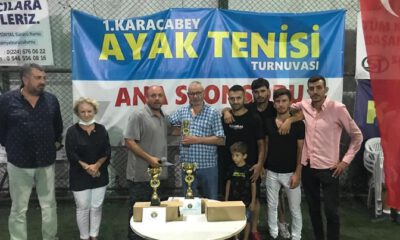 Ayak Tenisi Turnuvası sona erdi