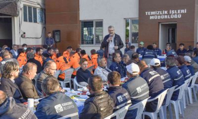 Başkan Özkan mesai arkadaşlarıyla buluştu