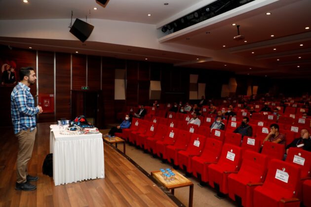 Belediye personeline yüksekte çalışma eğitimi