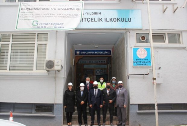 Bursa’da okul inşaatları devam ediyor