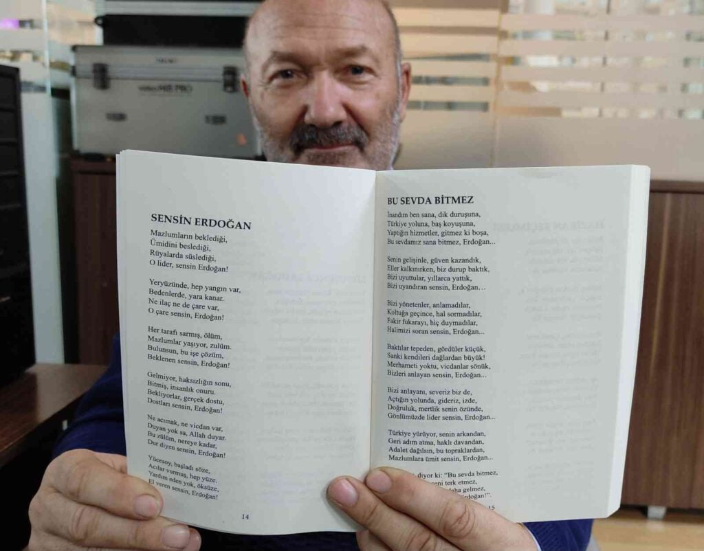 Emekli polis bütün siyasîlere şiir yazdı