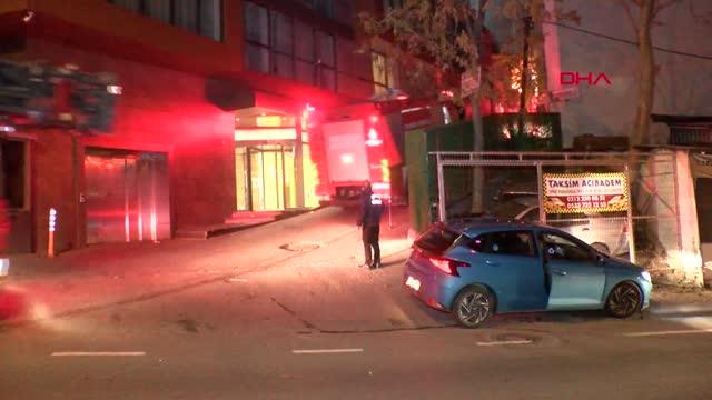 Metruk bina alev alev yandı