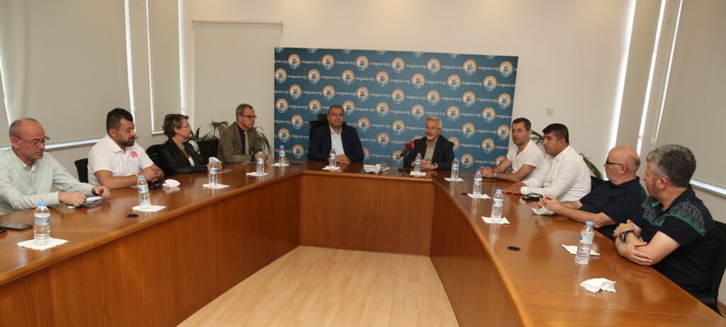 Kardeş şehir Gazimağusa’ya ziyaret