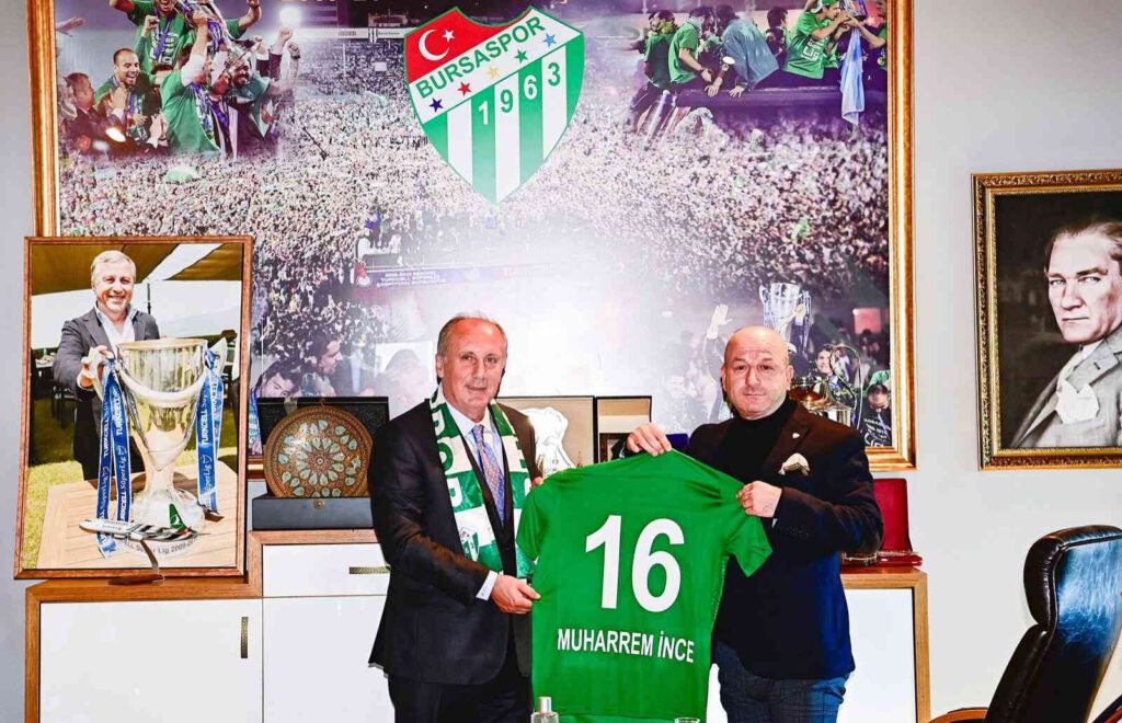 Muharrem İnce, Bursaspor’u ziyaret etti