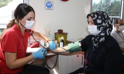 Nilüfer Belediyesi personelinden kan bağışı