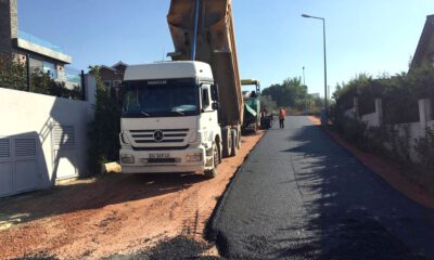 Nilüferköy’ün yolları asfaltla kaplandı