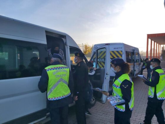 Okul servis araçlarına denetim