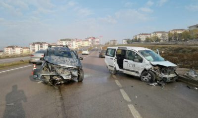 2 gün önce aldığı aracı hurdaya döndü