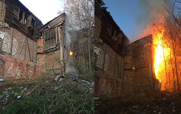 Yangın çıktı, ev sahibi ile kiracı isyan etti