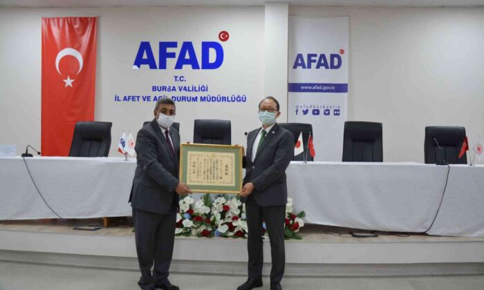 AFAD Müdürü Yalçın Mumcu’ya ödül