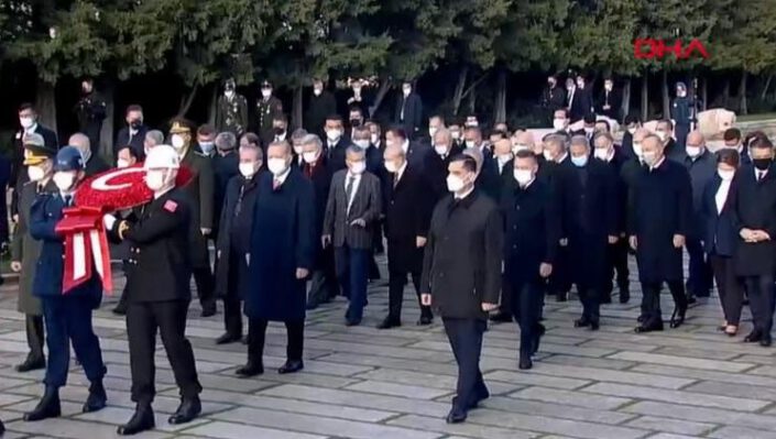 Anıtkabir’de 10 Kasım töreni