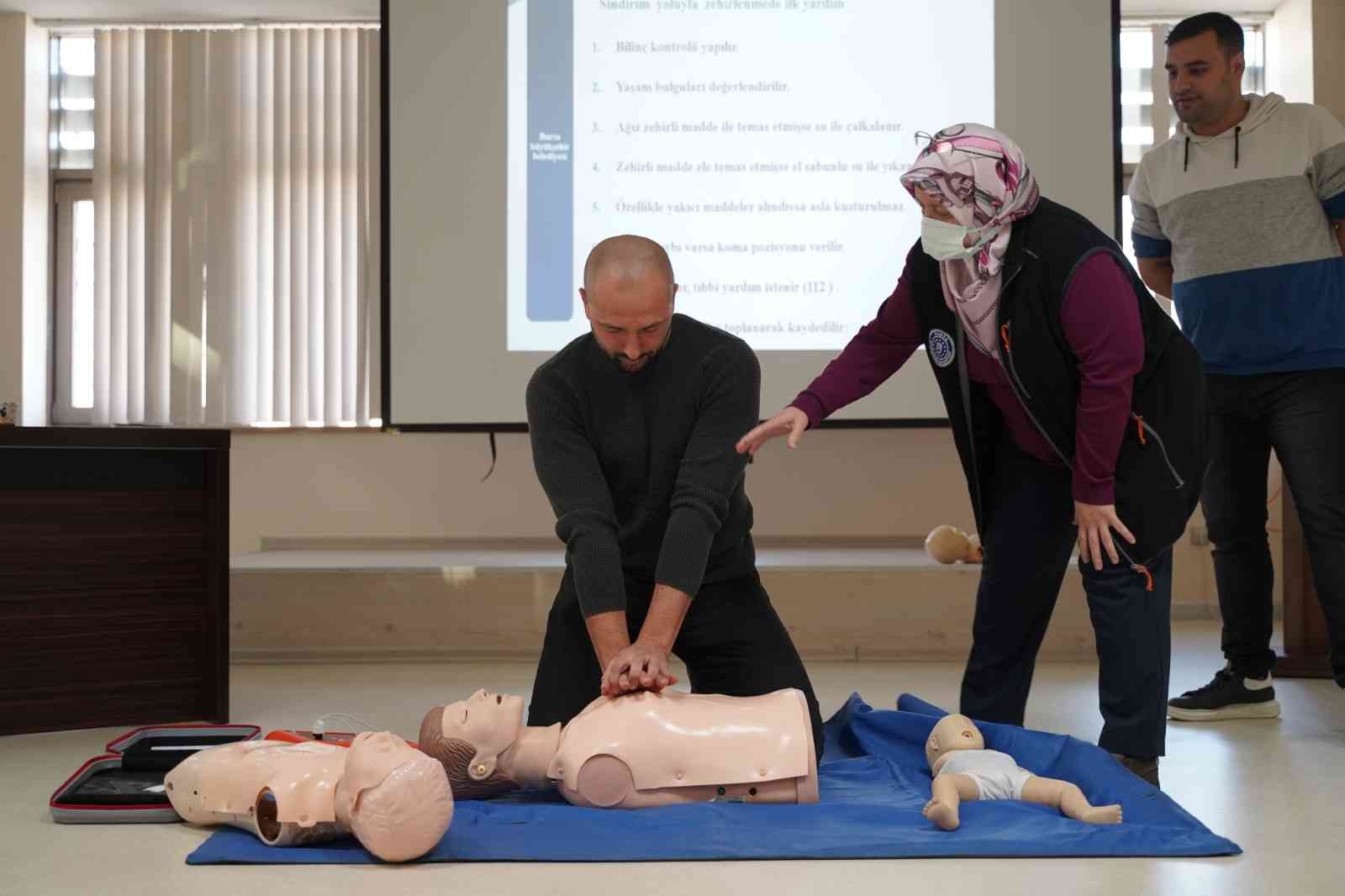 Bursa’da ilk yardım eğitimi
