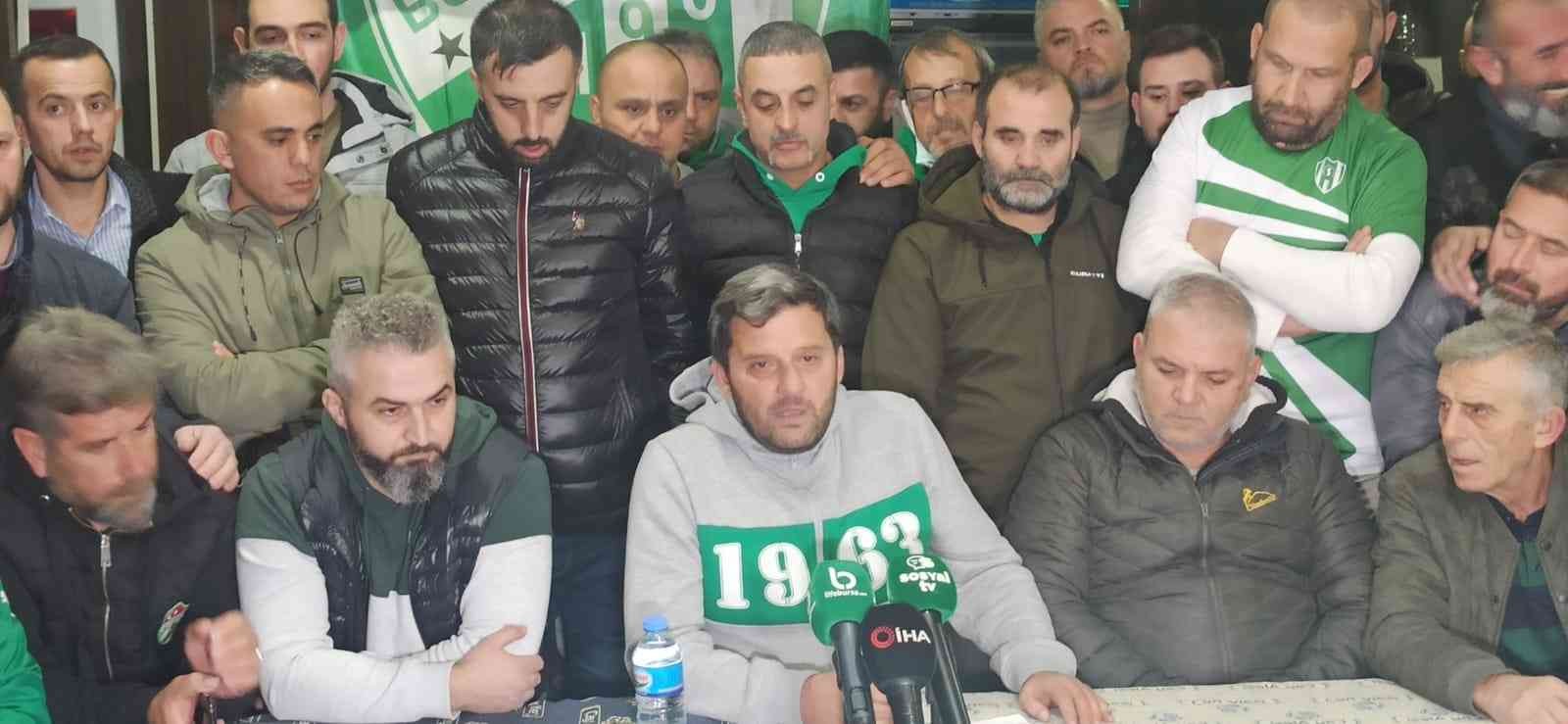 Bursaspor yönetimine sert eleştiri