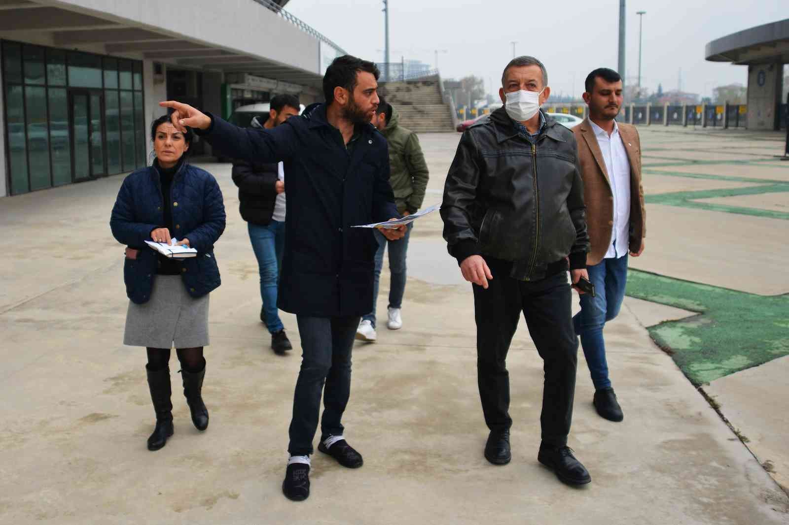 Emin Adanur, incelemelerde bulundu