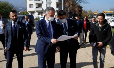 İnegöl’e beton yollar yapılıyor