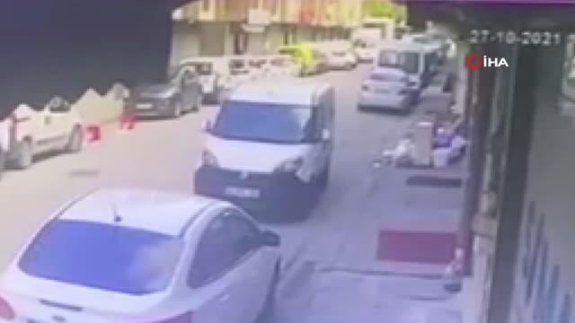 İş yerine silahlı saldırı kamerada