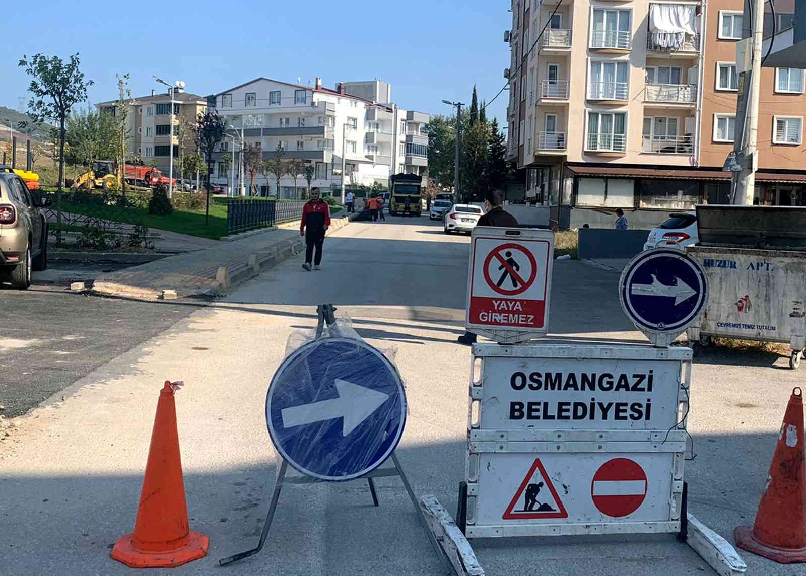 Osmangazi’de bozulan yollar yenileniyor