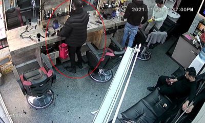 Saç tarama bahanesiyle tıraş makinesini çaldı