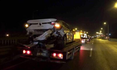 Samsun’da 14 araç birbirine girdi