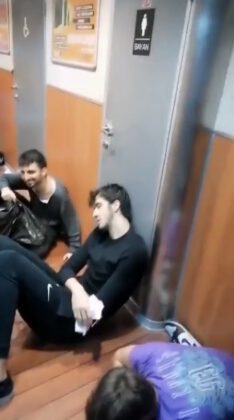 Fırtınaya denizde böyle yakalandılar