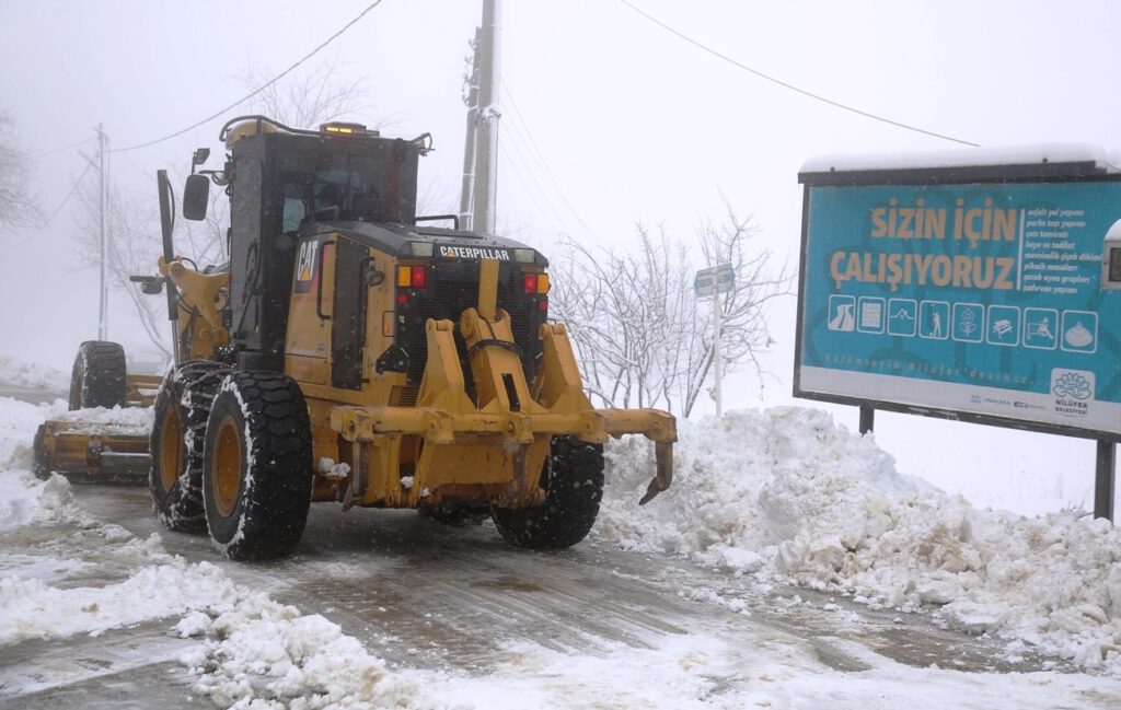 Nilüfer’de kar mücadelesi başladı
