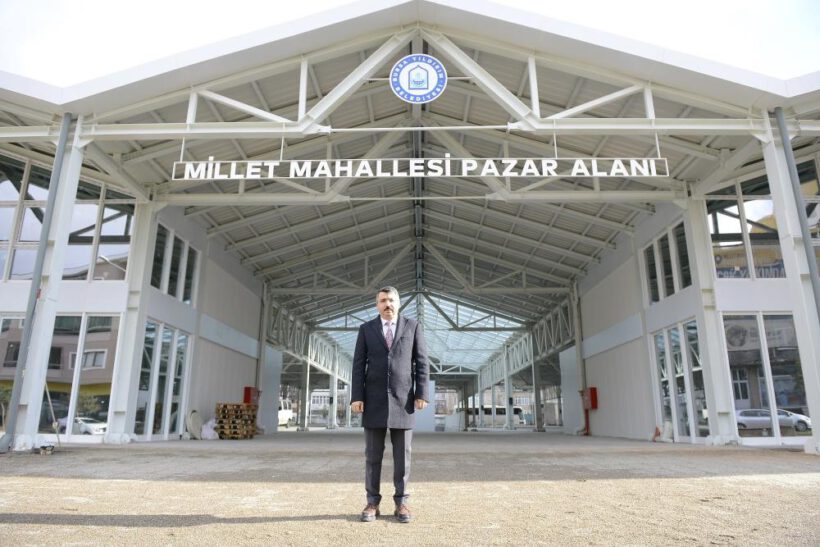 ‘Millet’e modern pazar yeri!