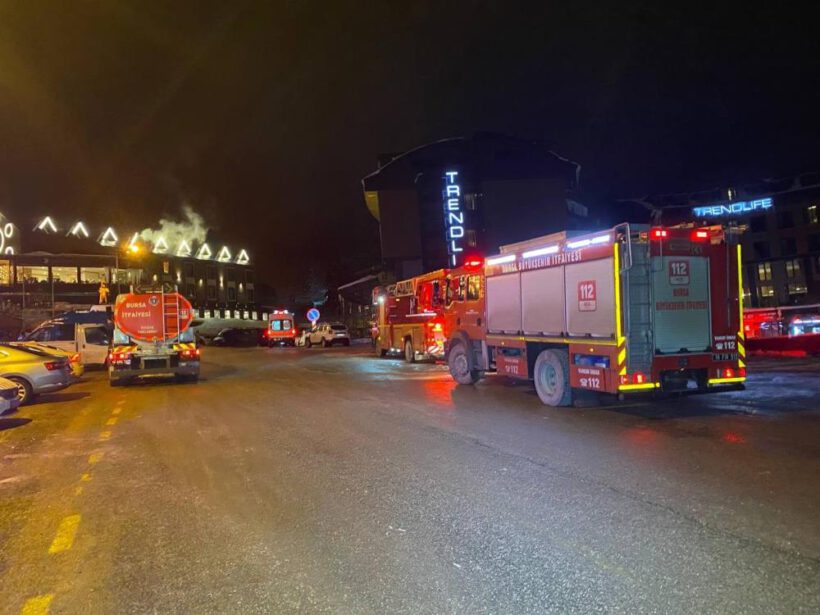 Uludağ’da otelde yangın paniği