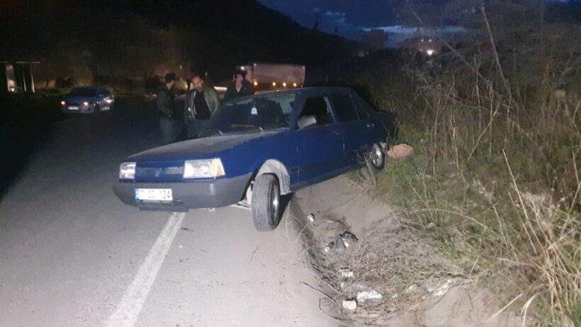 Araçta kalp krizi geçirip kaza yapan şahıs hayatını kaybetti