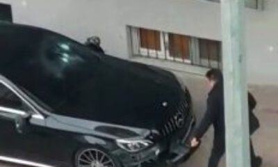 Öfkeli koca dehşet saçtı: Otomobili pert etti