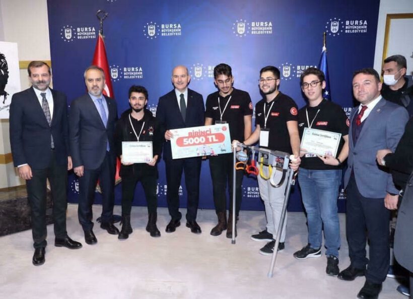 BTÜ Mattmech Takımı, en iyi girişimci ödülü aldı