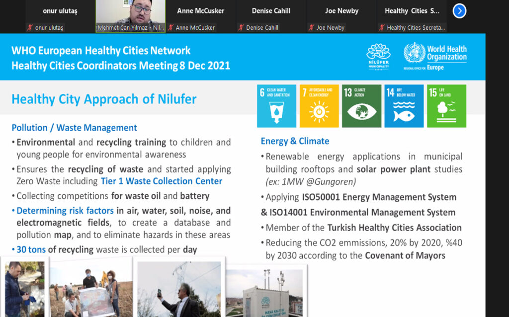 Nilüfer’in pandemi raporu DSÖ’de anlatıldı