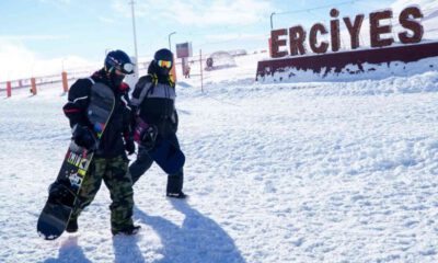 Erciyes’te kayak sezonu açıldı