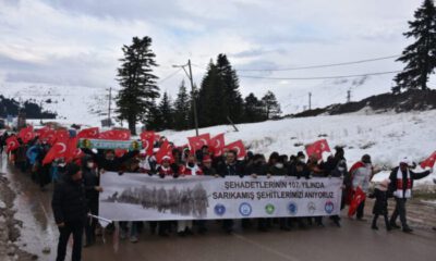 Sarıkamış şehitleri Uludağ’da anıldı