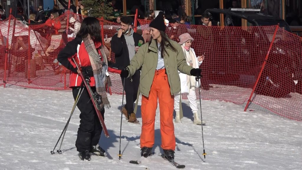 Yeni yılda Uludağ doldu taştı
