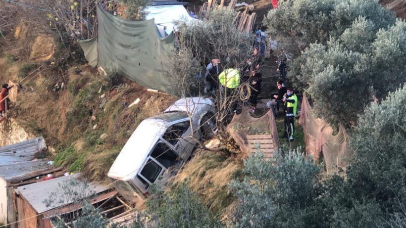 50 metre yükseklikten uçtu