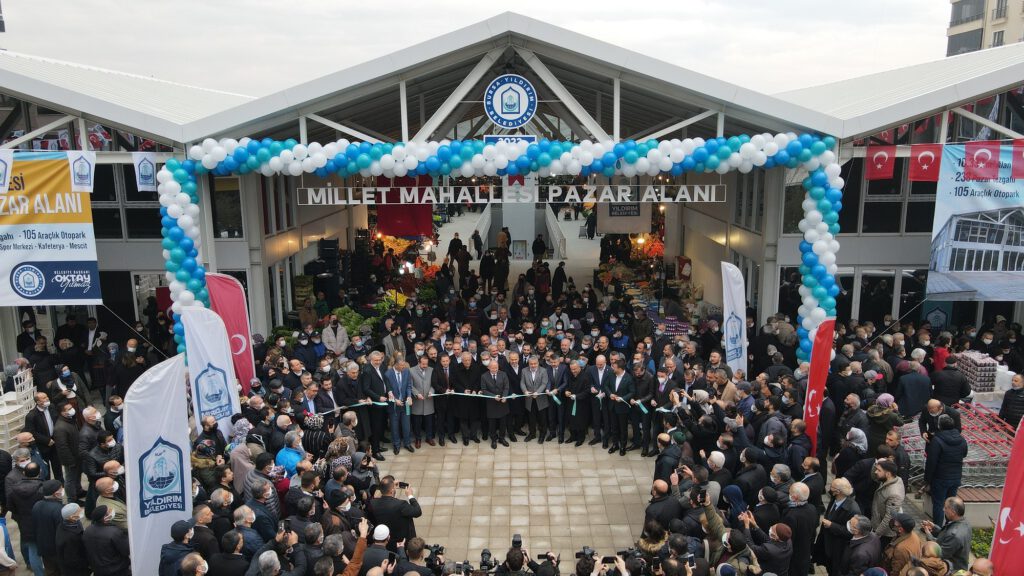 Millet Mahallesi, modern pazar alanına kavuştu