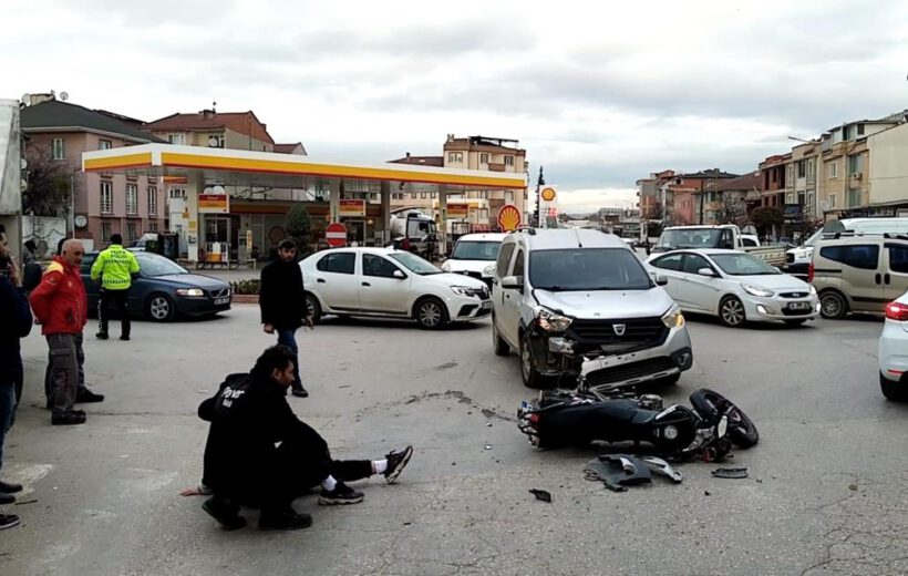 Bursa’da feci kaza anı kameralarda