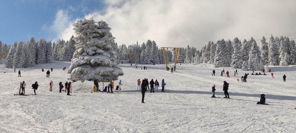 İstanbul’dakiler karın cefasını Uludağ’dakiler sefasını sürüyor