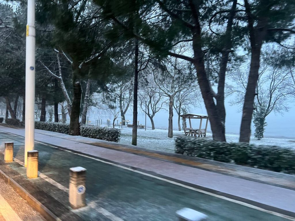 Kar yağışı kuruyan İznik gölü için umut oldu