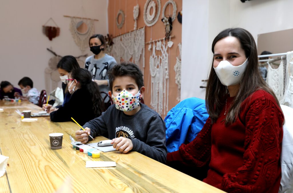 Mudanya’da yarıyıl tatili sanatla geçiyor