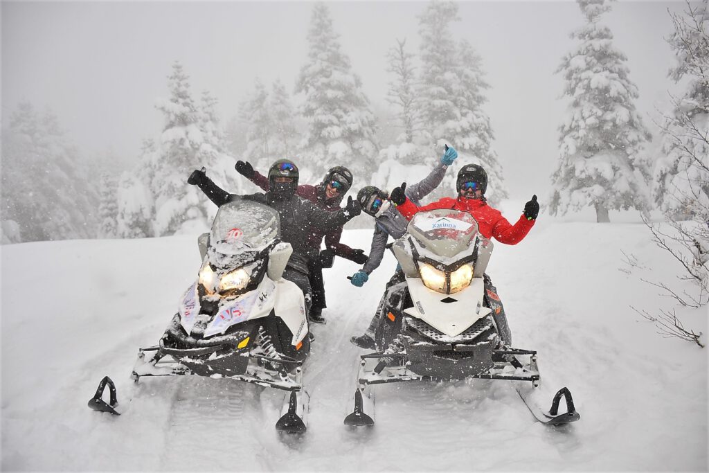 Kar motoruyla 40 dakikalık Uludağ gezintisi bin 250 lira